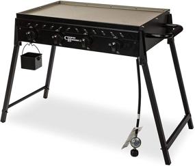 img 2 attached to Country Smokers CSGDL0590 Highland: Large Portable Griddle for Exceptional Outdoor Cooking - Black