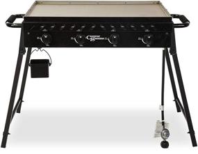 img 4 attached to Country Smokers CSGDL0590 Highland: Large Portable Griddle for Exceptional Outdoor Cooking - Black
