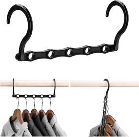 img 4 attached to 👚 COZYMOOD Magic Clothes Hangers - Smart Closet Saver Pack of 16 | Heavy-Duty Space Saving Wonder Hanger Organizer System for Wrinkle-Free Wardrobe Organization