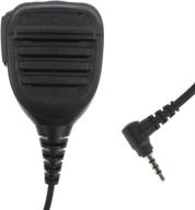 shoulder remote speaker microphone 3 5mm rukey logo