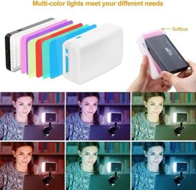 img 2 attached to 🖥️ Effective Laptop Light for Video Conferencing and Live Streaming: Suction Mount Lighting Kits for Remote Working Zoom Calls, Compatible with MacBook iPad ASUS Lenovo Acer HP