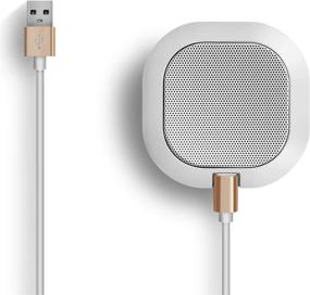 img 4 attached to 🎙️ SiZHENG USB Microphone - Plug and Play Omnidirectional Condenser Boundary Microphone for PC Gaming, Online Meetings, Live Streaming, and Podcasting (White)