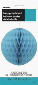 img 1 attached to Teal Tissue Paper Honeycomb Ball