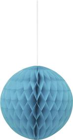 img 2 attached to Teal Tissue Paper Honeycomb Ball