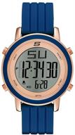 ⌚ женские часы от skechers westport metal and silicone с цифровым дисплеем и кварцевым механизмом логотип