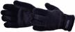 manzella cascade glove black medium logo