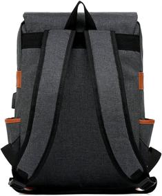 img 2 attached to Junlion Business Backpack Rucksack Charging Backpacks and Laptop Backpacks