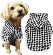 🐶 coutudi dog hoodie with leash hole and pocket - soft dog sweater shirt, perfect pet hoodie clothes for dogs логотип