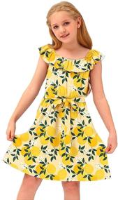 img 4 attached to 👗 BesserBay Little School Neckline Sleeveless Girls' Clothing: Stylish and Comfy Attire for Young Scholars