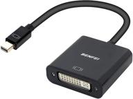 позолоченный адаптер mini displayport к dvi - совместим с thunderbolt, разъем мужчина-женщина | идеально подходит для macbook air/pro, microsoft surface pro/dock, мониторов, проекторов и других устройств. логотип