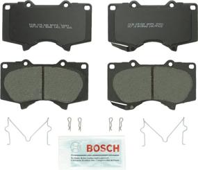 img 1 attached to Bosch BP976 QuietCast Premium Disc Brake Pad Set for Lexus GX460, GX470, Mitsubishi Montero, Montero Sport, Toyota 4Runner, FJ Cruiser, Sequoia, Tacoma, Tundra - Front Brake Pads