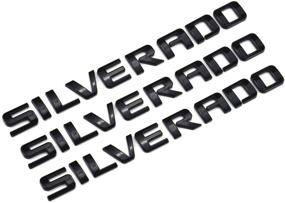 img 3 attached to Silverado Nameplate Letter Emblems Original Exterior Accessories