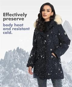 img 2 attached to 🧥 Warm and Stylish PUREMSX Women's Padded Jacket: Long Thicken Parka with Faux Fur Hood and Vegan Down Filling, XS-XXL