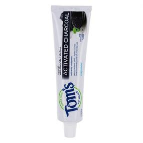 img 3 attached to Fluoride Peppermint Activated Charcoal Toothpaste - 4.7 oz | SLS-Free, Natural Formula