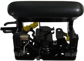 img 1 attached to 🚪 Чёрная ручка задней двери кузова для Chevy Avalanche 1500 и 2500 (02-06) | Номера деталей: 15086873, 19209650