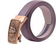 viamto genuine leather elephant automatic 🐘 men's belt accessories: exquisite style & quality logo