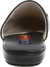 img 2 attached to 👞 L B Evans Men's Scuff Shoe in Black