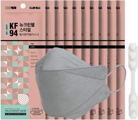 img 4 attached to 👃 Pack of Well-Cleansed Masks in Grey Shade - Optimal for SEO