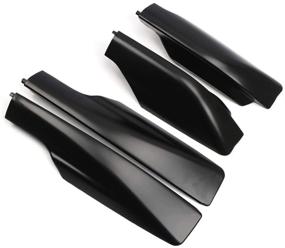 img 4 attached to 🚗 Protect Your Toyota RAV4's Roof Rack Rails with High-Flying Car Accessories Black End Cap Protection Cover Shell (2006-2012)