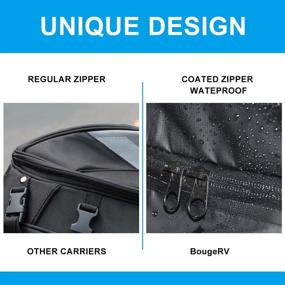 img 2 attached to BougeRV Waterproof Hitch Cargo Carrier Bag for Car, Truck, SUV, Vans - Ideal for Hitch Mount Cargo Bag, Hitch Trays, and Hitch Baskets (48'' L x 20'' W x 22'' H)