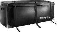 bougerv waterproof hitch cargo carrier bag for car, truck, suv, vans - ideal for hitch mount cargo bag, hitch trays, and hitch baskets (48'' l x 20'' w x 22'' h) logo
