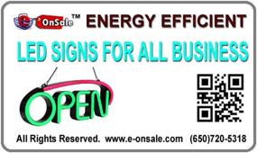 img 1 attached to 💡 19"x10" LED Neon Light Open Sign with Animation and Power Control Switches for Businesses by 'E Onsale' - L46