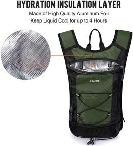 img 3 attached to 🎒 G4Free Insulated Hydration Backpack with 2L BPA-Free Bladder - Ideal for Outdoor Running, Hiking, Cycling, and Camping