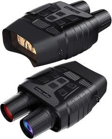 img 4 attached to 🔦 GTHUNDER Digital Night Vision Goggles Binoculars - Infrared Digital Night Vision with Large Viewing Screen, 32GB Memory Card for Photo and Video Storage - Ideal for Surveillance in Total Darkness