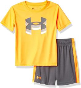 img 4 attached to Серая одежда Under Armour для мальчиков: шорты для мальчиков