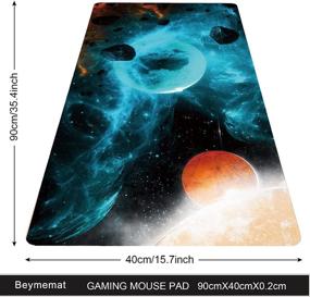 img 3 attached to Beymemat XXL Large Gaming Mouse Pad (35 Computer Accessories & Peripherals in Keyboards, Mice & Accessories