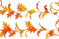 🍂 set of 2, 6-foot craftmore oak leaf fall garlands logo