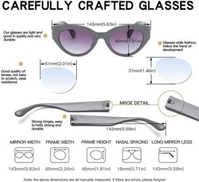 img 3 attached to Bevi Classical Bifocal Sunglasses Flexible
