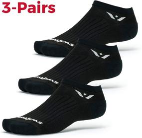 img 2 attached to Swiftwick - PERFORMANCE ZERO (3 Pairs) Running & Golf Socks, Cushioned No-Show for Optimal Performance