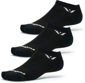 img 3 attached to Swiftwick - PERFORMANCE ZERO (3 Pairs) Running & Golf Socks, Cushioned No-Show for Optimal Performance