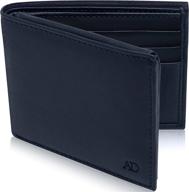 💼 streamlined and stylish: men's slim bifold leather wallets for a sleek look logo