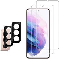 📱 ferilinso 4 пакета защитных пленок для экрана samsung galaxy s21+ plus 5g с защитой объектива камеры – быстрая разблокировка ультразвукового отпечатка пальца – закаленное стекло – совместимо с чехлами. логотип