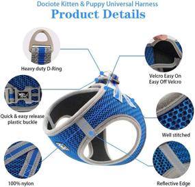 img 3 attached to 🐱 Cat Harness and Leash with Adjustable Escape Proof Vest, Reflective Strips, and Pet Car Seat Belt – Perfect for Walking, Travel, and Outdoor Adventures!