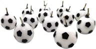 ⚽️ football cake candle set - 12 pieces of soccer birthday candles, cupcake toppers, cake decorating supplies logo