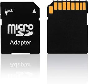 img 3 attached to 💾 2-пака адаптеров Micro SD в SD-карты: совместим с более старыми камерами, КПК, медицинскими устройствами - адаптер TF-карты Micro SDHC в SD SDHC для карт памяти.