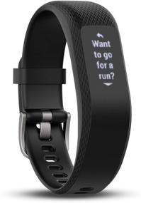 img 3 attached to 🖤 Черный Garmin Vivosmart 3 - L: Универсальный фитнес-трекер с элегантным дизайном