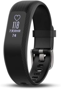 img 1 attached to 🖤 Черный Garmin Vivosmart 3 - L: Универсальный фитнес-трекер с элегантным дизайном