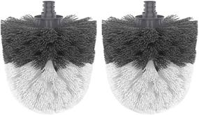 img 4 attached to 🚽 High-Quality Mr. Siga Premium Toilet Bowl Brush Replacement Heads - 2 Pack