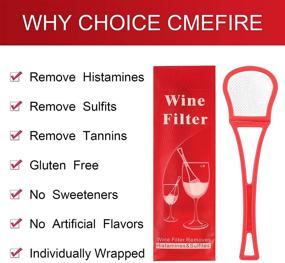 img 3 attached to CMEFIRE Wine Filter Wand - 🍷 Eliminates Tannin, Histamines, and Sulfites for Enhanced Filtering