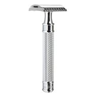 🪒 mühle grande r41 double edge safety razor (open comb) - ideal for daily grooming - high-quality close & smooth shave - premium men's luxury razor logo