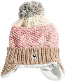 img 4 attached to 🧸 Warm and Cuddly: RARITYUS Toddlers Winter Bowknot Beanie - Perfect Boys' Hat