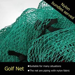 img 4 attached to ASENVER Multifunction Golf Ball Netting: Impact Golf 🏌️ Barrier Net for Indoor/Outdoor Use – 10x3ft to 10x30ft