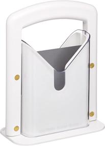 img 4 attached to Effortlessly Slice Bagels with the Hoan Original Bagel Guillotine Slicer - 9.25-Inch, White