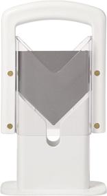 img 2 attached to Effortlessly Slice Bagels with the Hoan Original Bagel Guillotine Slicer - 9.25-Inch, White