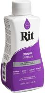 vibrant purple rit dye: all-purpose liquid color, 236ml size logo