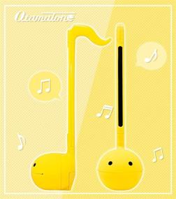 img 3 attached to Otamatone [Цветная серия] Японский электронный музыкальный инструмент Портативный синтезатор из Японии от Cube / Maywa Denki [Английская версия] [Обычный размер] - Желтый